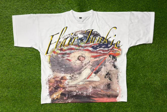 Angel of War Oversized Tee White