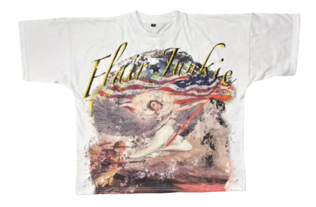Angel of War Oversized Tee White