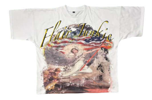 Angel of War Oversized Tee White