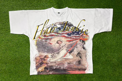 Angel of War Oversized Tee White