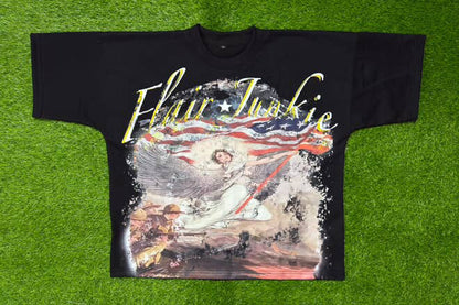 Angel of War Oversized Tee Black