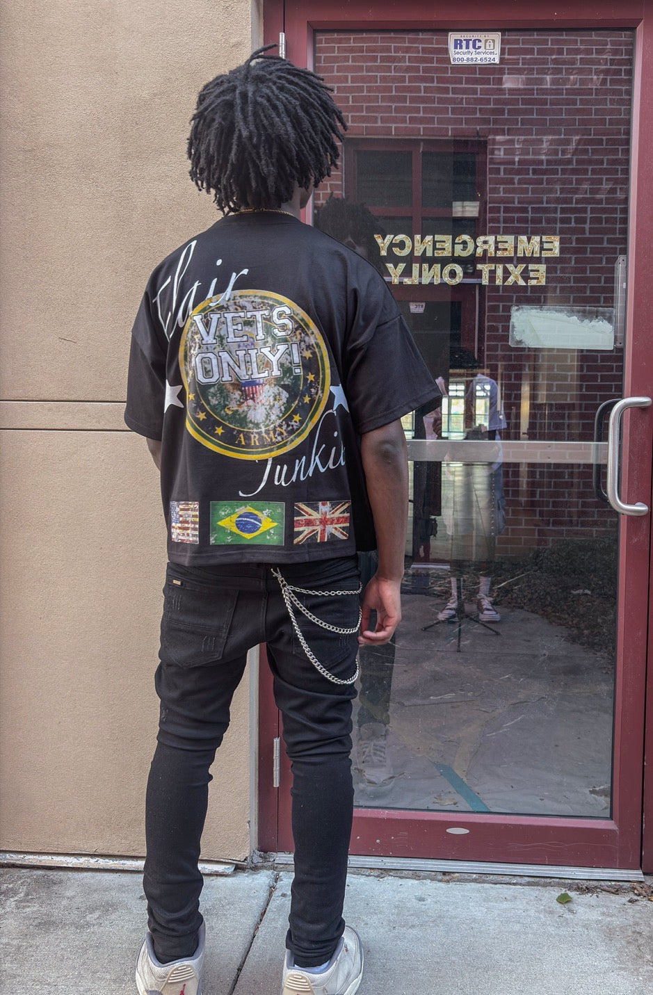 Angel of War Oversized Tee Black